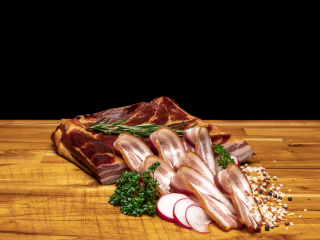 Klützer Bauchspeck 350g in Scheiben